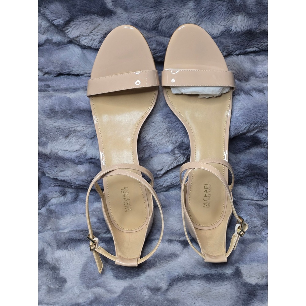 NWB MICHAEL KORS AVA MID SANDAL Lt Blush leather WOMEN US 11 - Picture 4 of 8